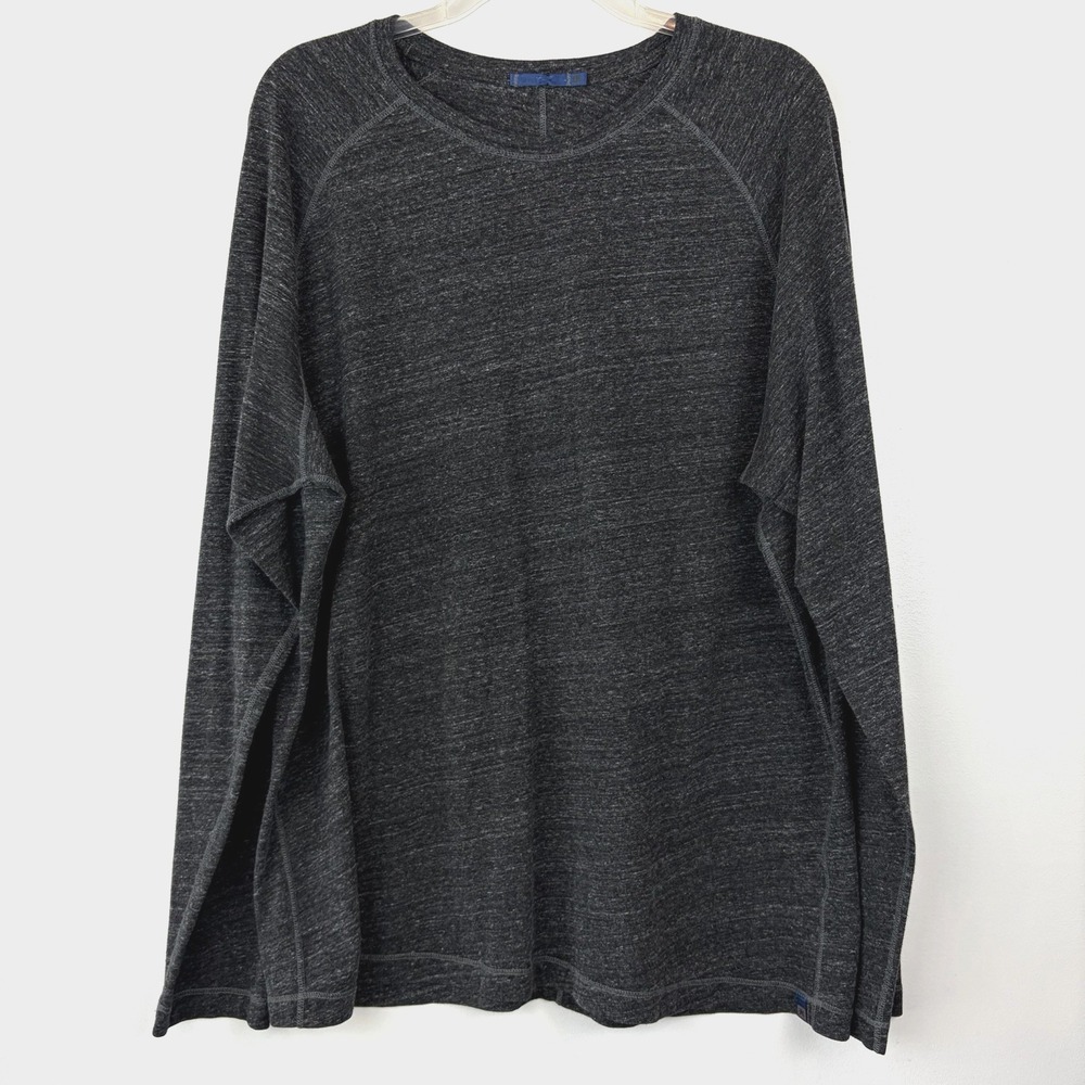 Agave Denim Shirt Mens Large American Made Long Sleeve Gray T Tee Luxury